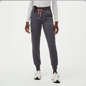 Figs charcoal Zamora high waisted jogger scrub pants